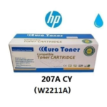 Toner HP Compatible 207A Bleu W2211A avec puce