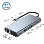 Adaptateur multiport USB-C 11 en 1