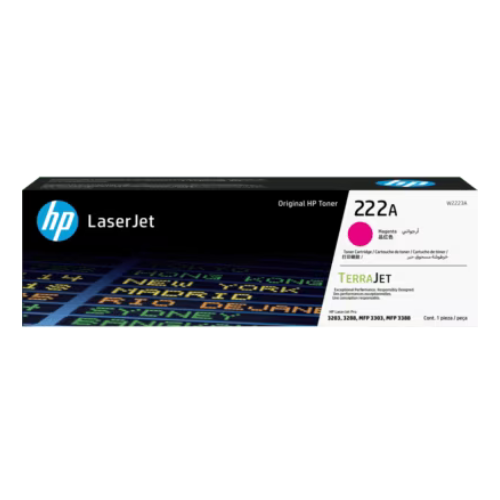 Toner HP d'origine 222A Magenta (W2223A) Toner HP d'origine 222A Magenta (W2223A)